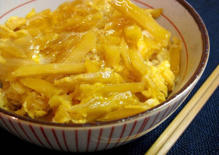 Easiest Way to Make Ultimate Potato, Onion and Egg Rice Bowl