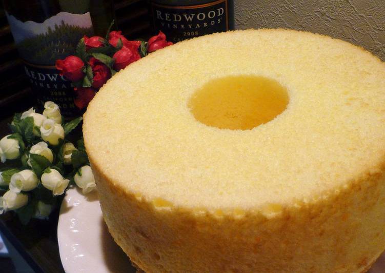 Steps to Make Ultimate Super-Fluffy Kabocha Squash Chiffon Cake