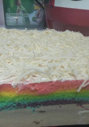 Foto resep Rainbow cake