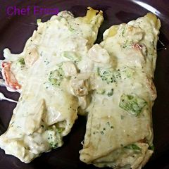 A picture of Stuffed cream cheese salad.