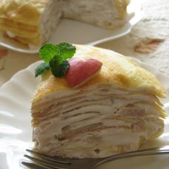 A picture of Cinnamon and Apple Rice Flour Milk Crepes.