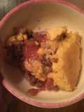 Hamburger Cornbread Casserole.