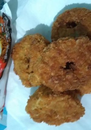 Foto resep 16. Donat mie #bikinramadanberkesan
