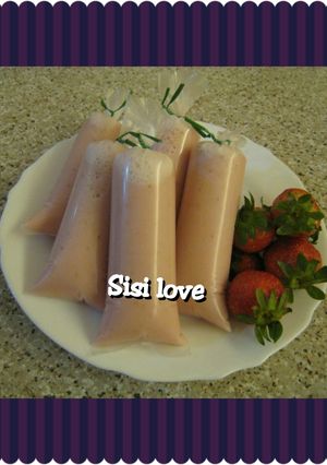 Foto resep Es Lilin Strawberry