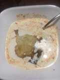 Crab bisque with souffléd crackers
