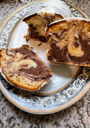 Une photo de 🥚MARBRE CHOCOLAT 🍫 PETIT DEJEUNER D’ANTAN🪔