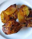 Pollo con patatas en airfryer
