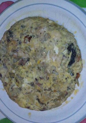 Foto principal de Tortilla picante con pulpo y verduras