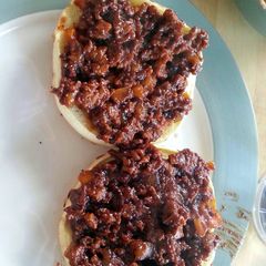 Homemade Sloppy Joes A picture of Homemade Sloppy Joes.