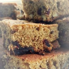 A picture of Date and walnut bars.