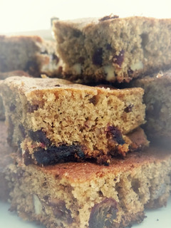 A picture of Date and walnut bars.