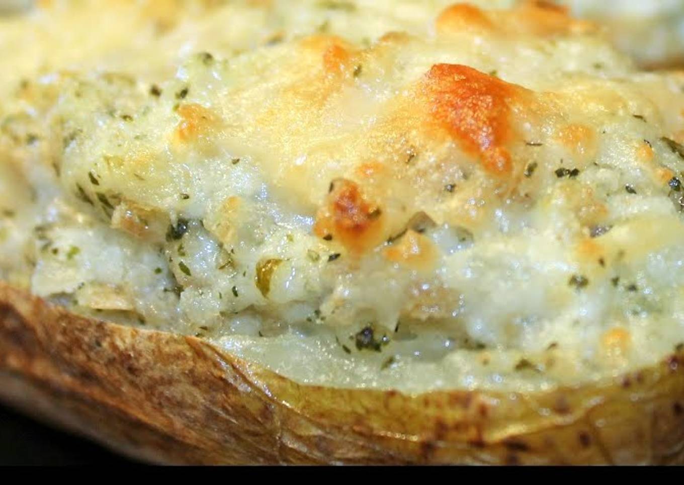 Crab Stuffed Potatoes