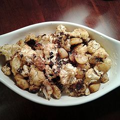 A picture of Roasted Potato Balls and Cauliflower.