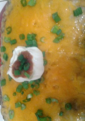 A picture of Mexican Taco Meatloaf.