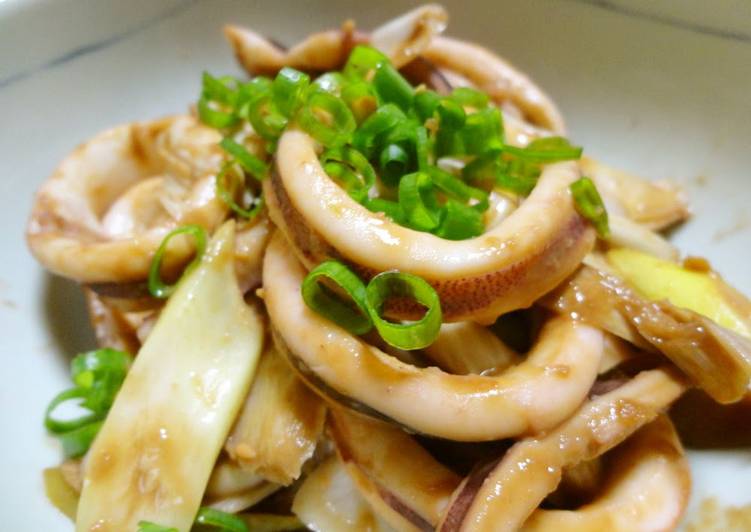Recipe of Homemade Rich, Seasoned Squid