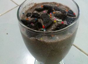Foto resep Milkshake coklat oreo
