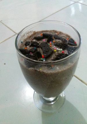 Foto resep Milkshake coklat oreo
