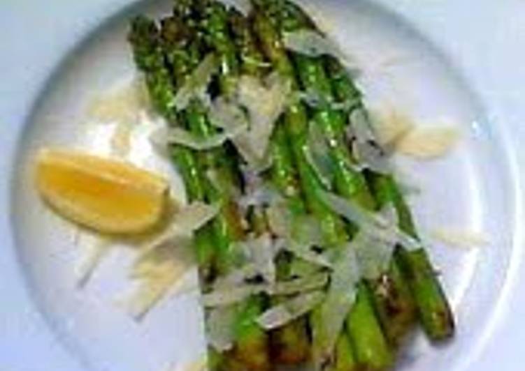 Steps to Prepare Perfect Pan Roasted Asparagus