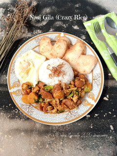 Foto resep Nasi Gila (Crazy Rice)