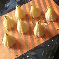 A picture of Coco Condensed milk modak.