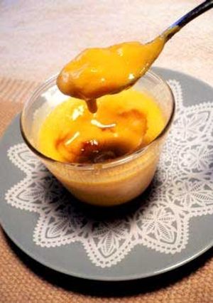 A picture of Melt-in-Your-Mouth Pumpkin Custard Pudding.