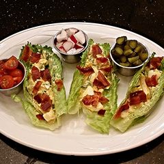 A picture of Egg Salad Lettuce Wraps.