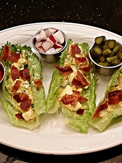 A picture of Egg Salad Lettuce Wraps.