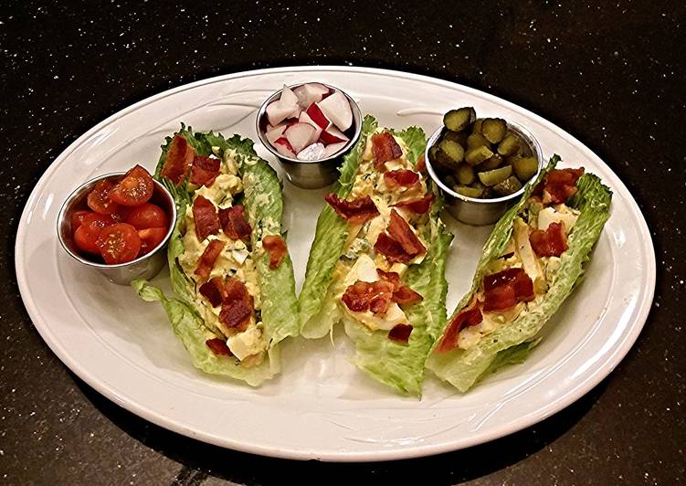 Simple Way to Make Quick Egg Salad Lettuce Wraps