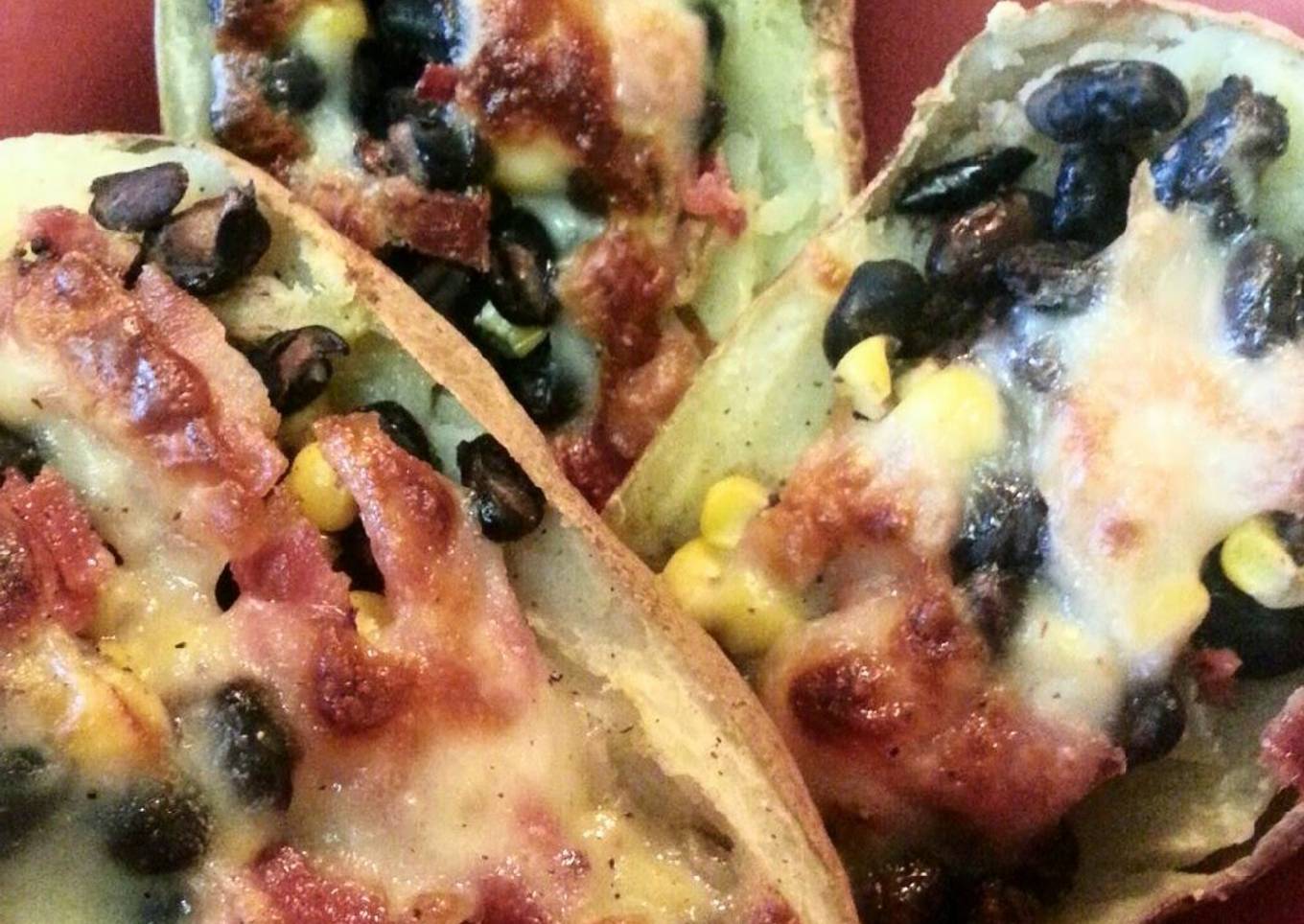 Healthier Southwest Potato Skins