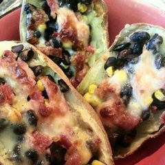 A picture of Healthier Southwest Potato Skins.