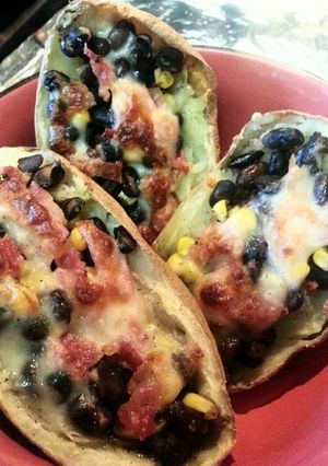 A picture of Healthier Southwest Potato Skins.