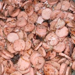 Pepper Sausage (Franks) A picture of Pepper Sausage (Franks).