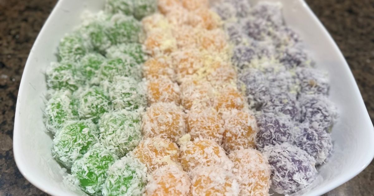 Klepon Ubi Warna-Warni