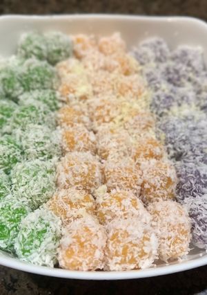 Foto resep Klepon Ubi Warna-Warni