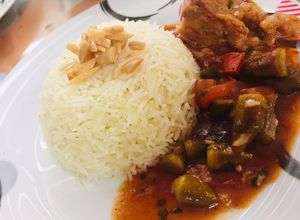 صورة لوصفة بامية ورز
