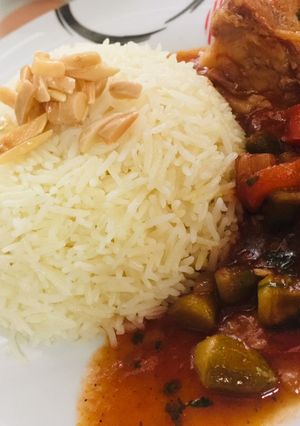 صورة لوصفة بامية ورز