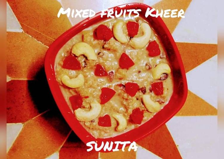 Mixed Fruits Kheer