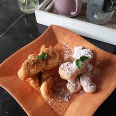Korean twisted donuts রেসিপির প্রধান ছবি