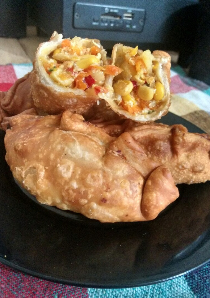 Una foto de Empanaditas de verduras y choclo!!!
