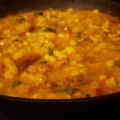Una foto de Locro argentino