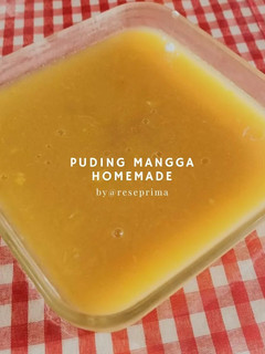 Foto resep Pudding Mangga asli