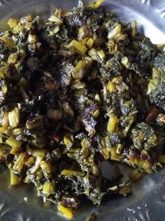 মুলো শাক ভাজা (Mulo shaak bhaja recipe in Bengali) রেসিপির প্রধান ছবি