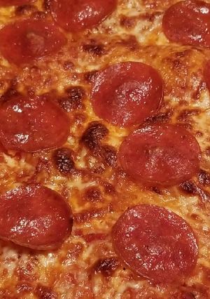 A picture of Sheik's Gourmet Pizzas: Classic Pepperoni Sicilian Pizza.