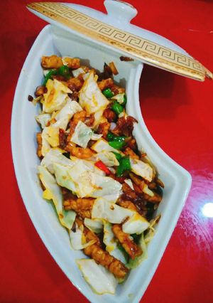 Foto resep Orek tempe+kol(pedas)