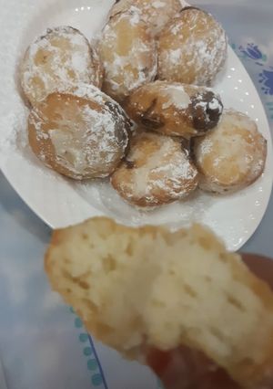 صورة لوصفة دونات محشي نوتيلا