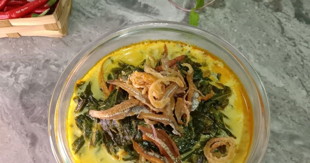 Gulai Bilis Daun Ubi - masakan padang