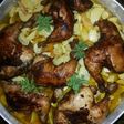 بطاطا على فروج