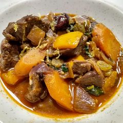 A picture of Moroccan Beef Stew.