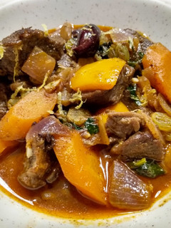 A picture of Moroccan Beef Stew.