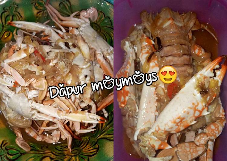 Resep Rajungan&amp;udang jumbo saus tiram🦀🍤, Menggugah Selera